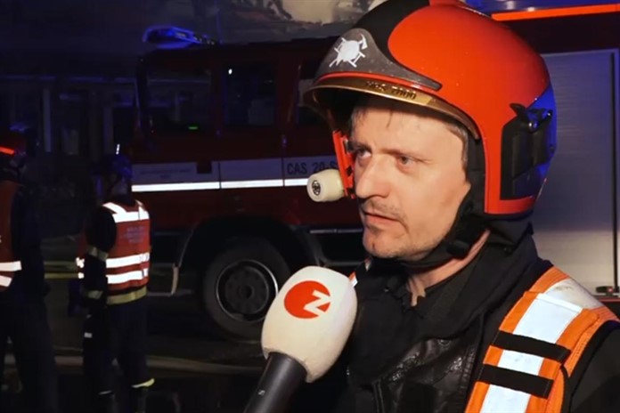 Požár penzionu v Soběsukách začal ve druhém nadzemním podlaží, uvedl velitel zásahu Bareš