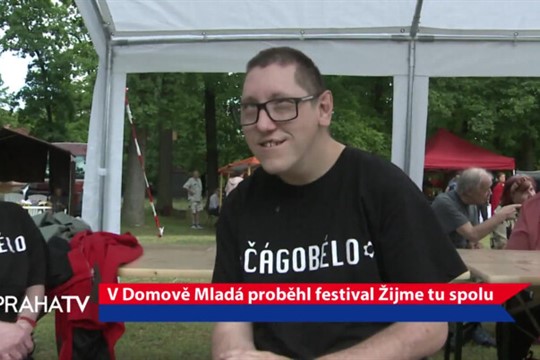 V Domově Mladá proběhl festival Žijme tu spolu