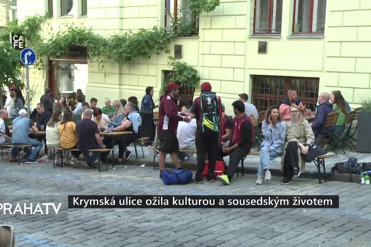 Krymská ulice ožila kulturou a sousedským životem