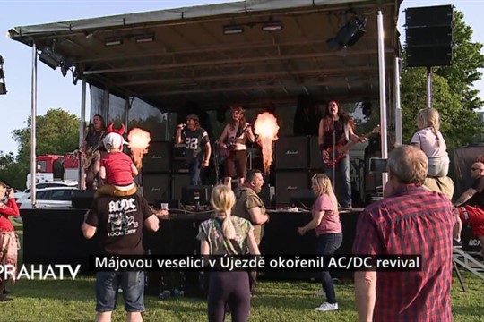 Májovou veselici v Újezdě okořenil AC/DC revival