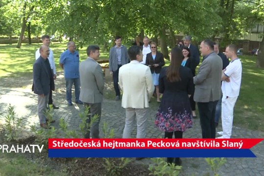 Středočeská hejtmanka Pecková navštívila Slaný