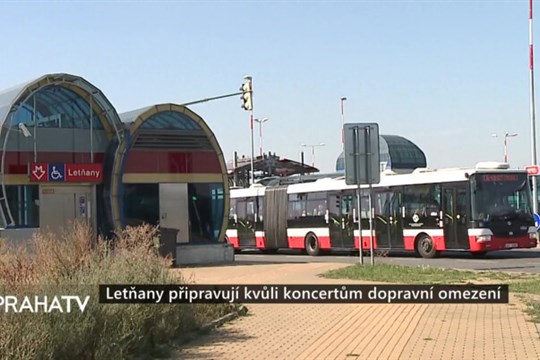 Letňany připravují kvůli koncertům dopravní omezení