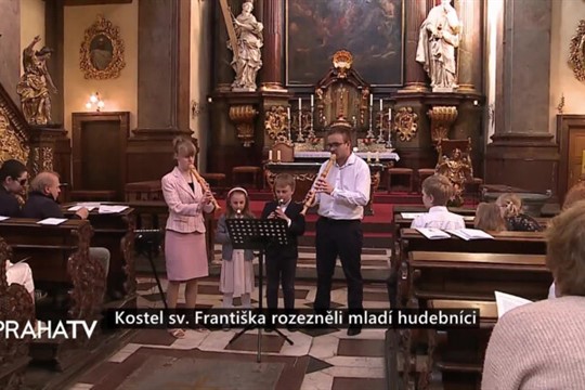 Kostel sv. Františka rozezněli mladí hudebníci