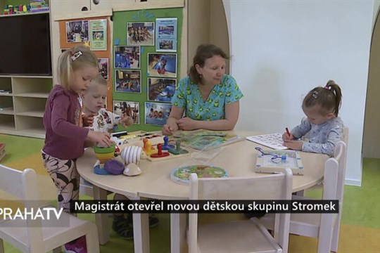 Magistrát otevřel novou dětskou skupinu Stromek