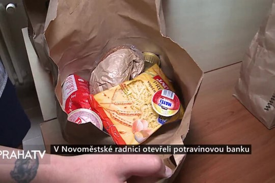 V Novoměstské radnici otevřeli potravinovou banku