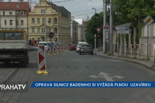 Oprava silnice Badeniho si vyžádá plnou uzavírku