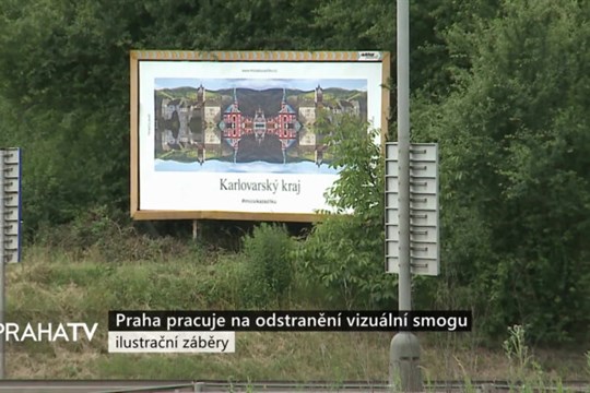 Praha pracuje na odstranění vizuálního smogu