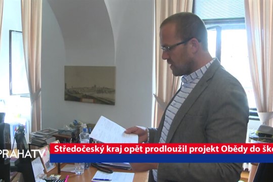 Středočeský kraj opět prodloužil projekt Obědy do škol
