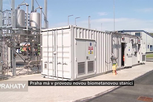 Praha má v provozu novou biometanovou stanici