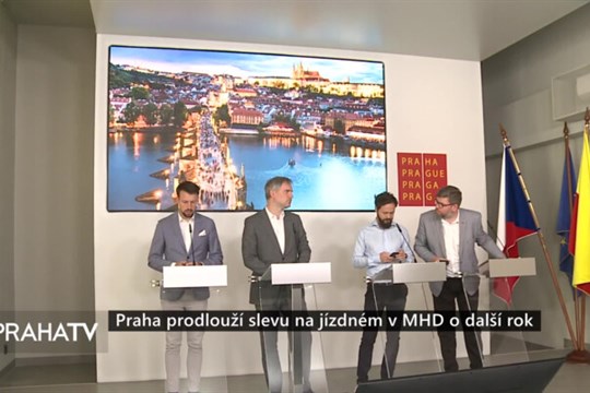 Praha prodlouží slevu na jízdném v MHD o další rok