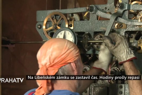 Na Libeňském zámku se zastavil čas. Hodiny prošly repasí