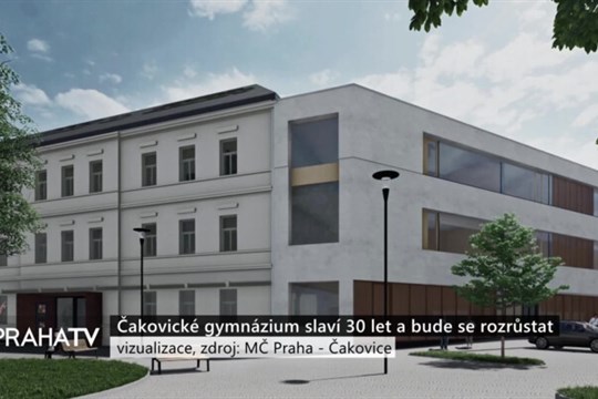 Čakovické gymnázium slaví 30 let a bude se rozrůstat
