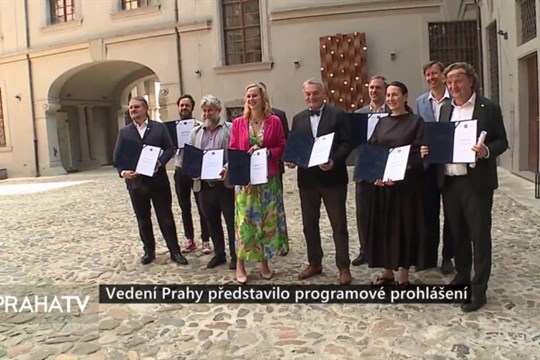 Vedení Prahy představilo programové prohlášení