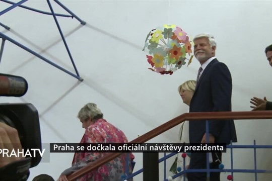 Praha se dočkala oficiální návštěvy prezidenta