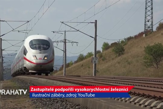 Zastupitelé podpořili vysokorychlostní železnici