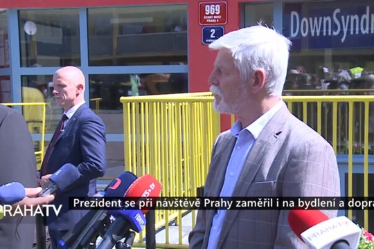 Prezident se při návštěvě Prahy zaměřil i na bydlení a dopravu