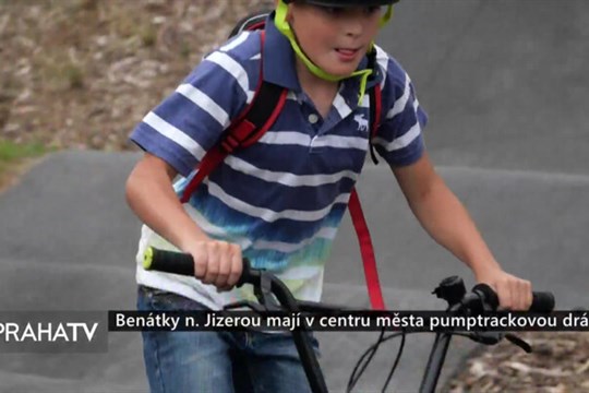 Benátky n. Jizerou mají v centru města pumptrackovou dráhu