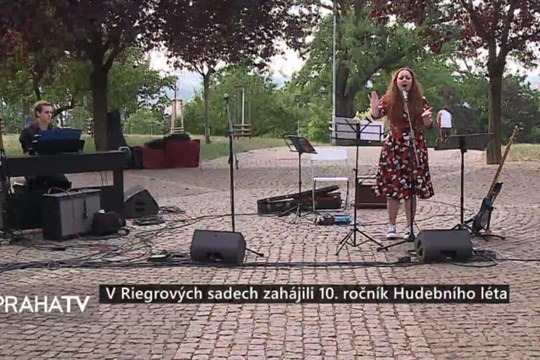 V Riegrových sadech zahájili 10. ročník Hudebního léta