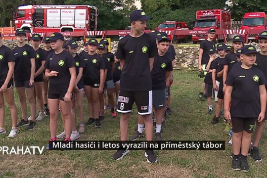 Mladí hasiči i letos vyrazili na příměstský tábor