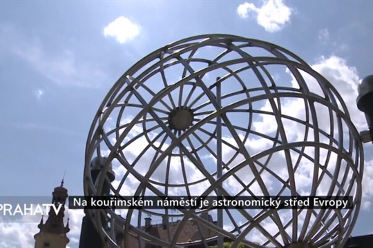 Na kouřimském náměstí je astronomický střed Evropy