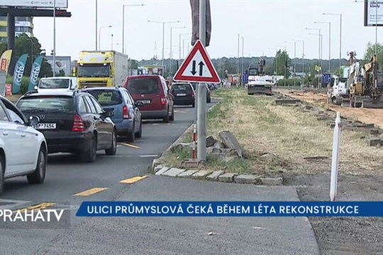 Ulici Průmyslová čeká během léta rekonstrukce