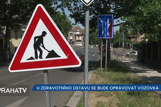 U Zdravotního ústavu se bude opravovat vozovka