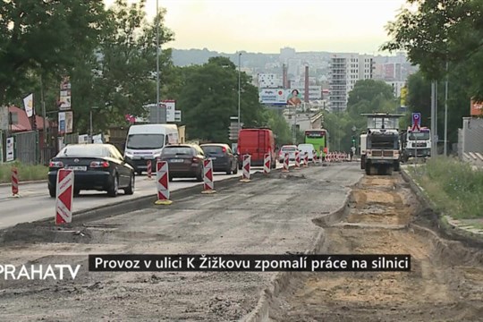 Provoz v ulici K Žižkovu zpomalí práce na silnici