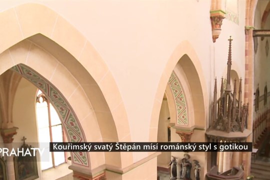 Kouřimský svatý Štěpán mísí románský styl s gotikou