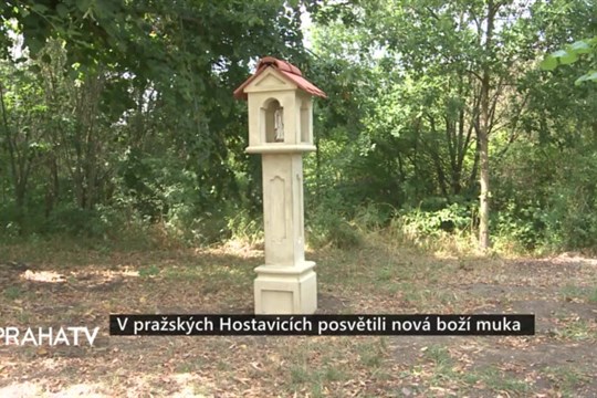 V pražských Hostavicích posvětili nová boží muka