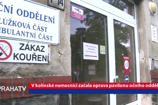 V kolínské nemocnici začala oprava pavilonu očního oddělení