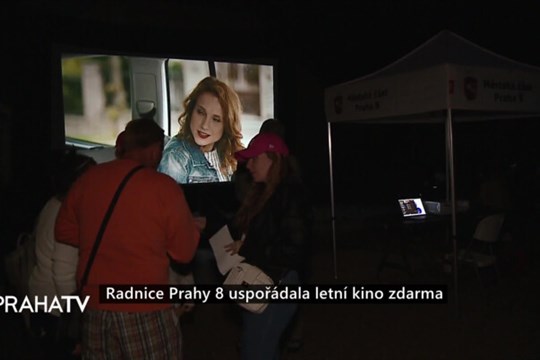 Radnice Prahy 8 uspořádala letní kino zdarma