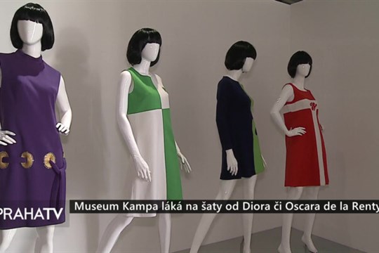 Museum Kampa láká na šaty od Diora či Oscara de la Renty