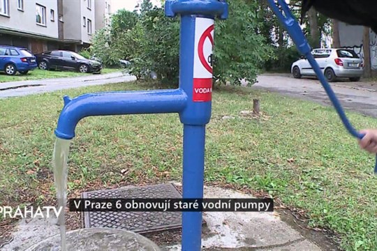 V Praze 6 obnovují staré vodní pumpy