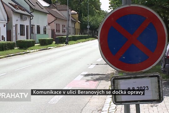 Komunikace v ulici Beranových se dočká opravy