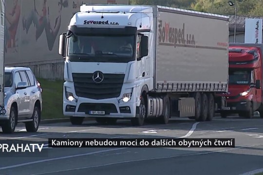 Kamiony nebudou moci do dalších obytných čtvrtí