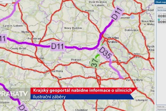 Krajský geoportál nabídne informace o silnicích
