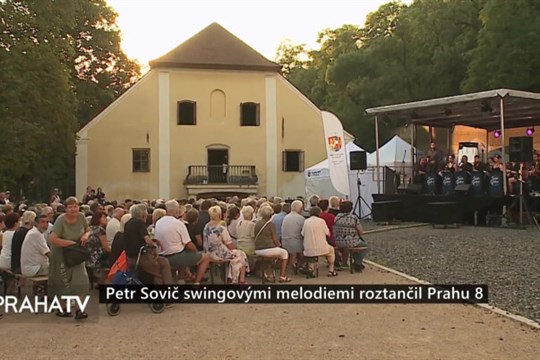 Petr Sovič swingovými melodiemi roztančil Prahu 8