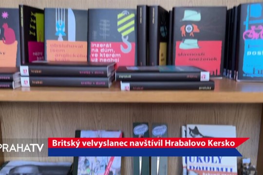 Britský velvyslanec navštívil Hrabalovo Kersko