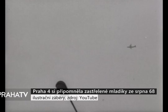Praha 4 si připomněla zastřelené mladíky ze srpna 68
