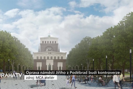 Oprava náměstí Jiřího z Poděbrad budí kontroverze