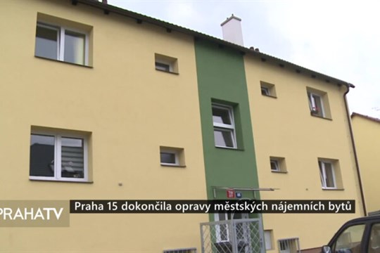 Praha 15 dokončila opravy městských nájemních bytů