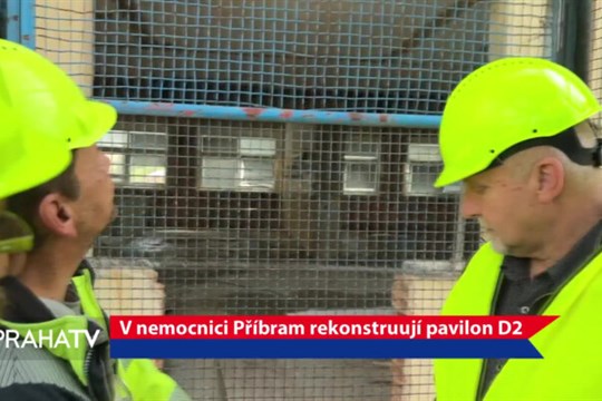 V nemocnici Příbram rekonstruují pavilon D2