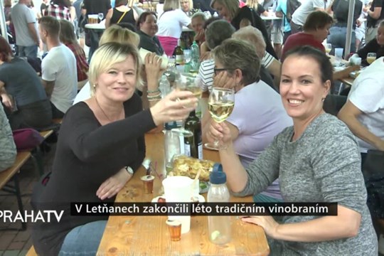 V Letňanech zakončili léto tradičním vinobraním