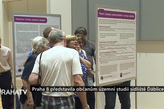 Praha 8 představila občanům územní studii sídliště Ďáblice
