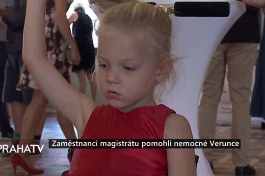 Zaměstnanci magistrátu pomohli nemocné Verunce