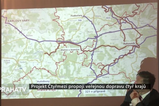 Projekt Čtyřmezí propojí veřejnou dopravu čtyř krajů