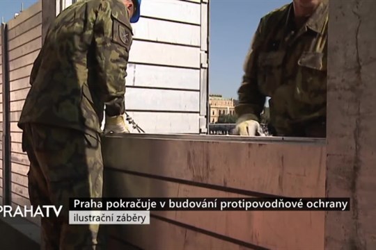 Praha pokračuje v budování protipovodňové ochrany