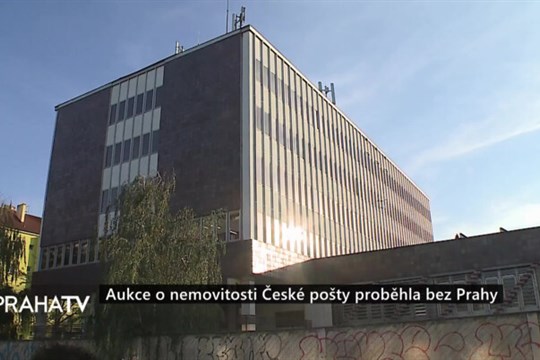 Aukce o nemovitosti České pošty proběhla bez Prahy