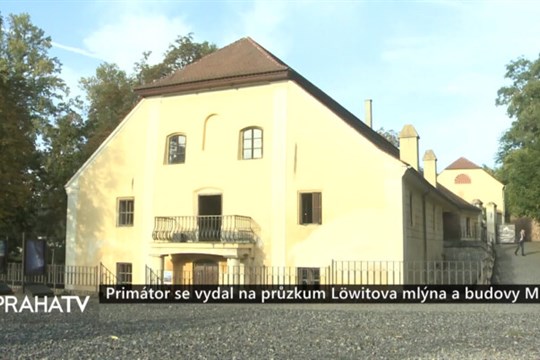 Primátor se vydal na průzkum Löwitova mlýna a budovy MP