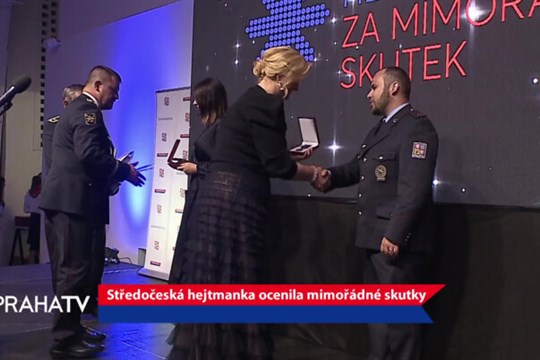 Středočeská hejtmanka ocenila mimořádné skutky